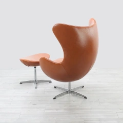 Custom Designer Revolving Single Egg Chair for Study Room Lounge Balcony Dining and Outdoor Made of Leather,Custom Designer Revolving Single Egg Chair for Study Room Lounge Balcony Dining and Outdoor Made of Leather,DAILY UP FURNITURE-The professional supplier of School Furniture, Office Furniture, Home Furnirure