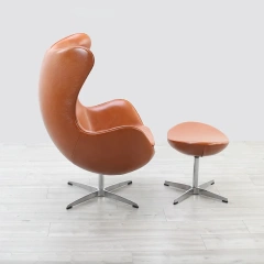 Custom Designer Revolving Single Egg Chair for Study Room Lounge Balcony Dining and Outdoor Made of Leather,Custom Designer Revolving Single Egg Chair for Study Room Lounge Balcony Dining and Outdoor Made of Leather,DAILY UP FURNITURE-The professional supplier of School Furniture, Office Furniture, Home Furnirure