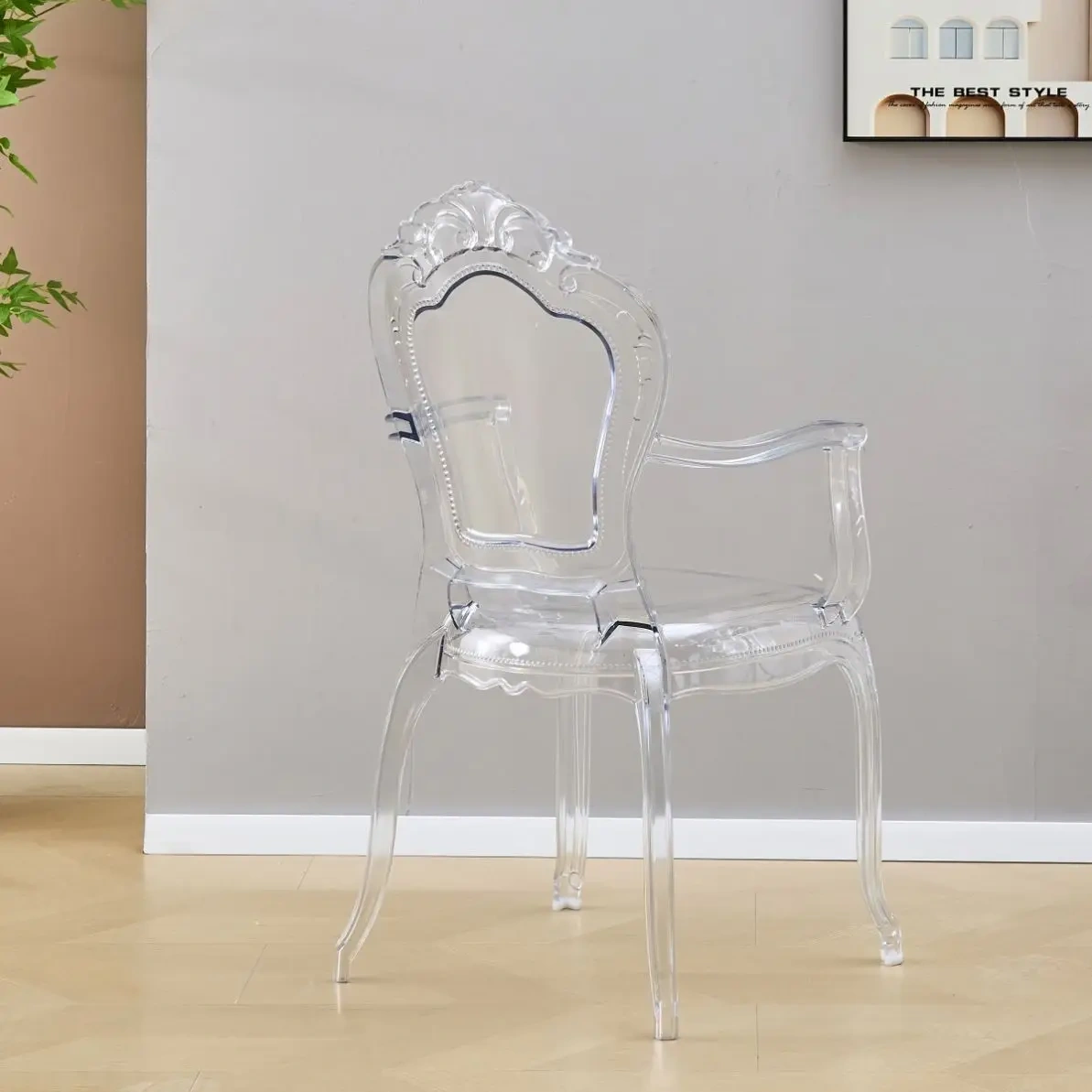 Transparent Acrylic Dining Room Chair Hotel Banquet Chairs with Armrest Backrest Interior Outdoor Wedding Chair,Transparent Acrylic Dining Room Chair Hotel Banquet Chairs with Armrest Backrest Interior Outdoor Wedding Chair,DAILY UP FURNITURE-The professional supplier of School Furniture, Office Furniture, Home Furnirure