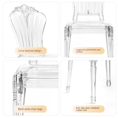 Cross-border Supply Hotel Chairs Stackable Plastic Acrylic Party Chairs Lucency Wedding Restaurant Chairs,Cross-border Supply Hotel Chairs Stackable Plastic Acrylic Party Chairs Lucency Wedding Restaurant Chairs,DAILY UP FURNITURE-The professional supplier of School Furniture, Office Furniture, Home Furnirure