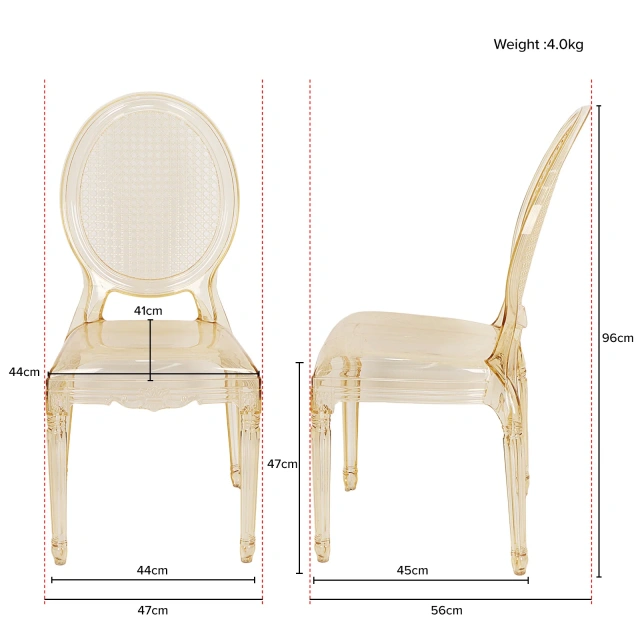 Acrylic Stacking Outdoor Party Chair Luxury Transparent European Louis Style Clear Wedding Dining Chairs,Acrylic Stacking Outdoor Party Chair Luxury Transparent European Louis Style Clear Wedding Dining Chairs,DAILY UP FURNITURE-The professional supplier of School Furniture, Office Furniture, Home Furnirure