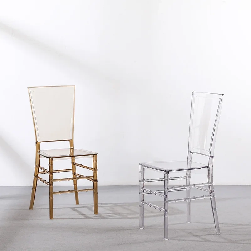 Modern Simple Bamboo Section Transparent Chair Cyber Popular Light Luxury Plastic Dining Chair with Backrest for Small Spaces,Modern Simple Bamboo Section Transparent Chair Cyber Popular Light Luxury Plastic Dining Chair with Backrest for Small Spaces,DAILY UP FURNITURE-The professional supplier of School Furniture, Office Furniture, Home Furnirure