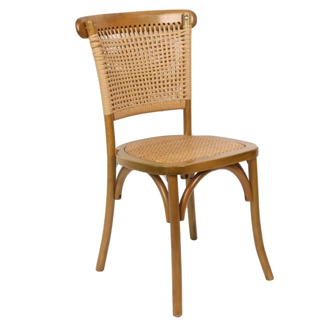 Stackable French Cafe Dining Chairs Solid Wood PE Rattan Back with Natural Rattan Seat for Outdoor Garden or Restaurant Use,Stackable French Cafe Dining Chairs Solid Wood PE Rattan Back with Natural Rattan Seat for Outdoor Garden or Restaurant Use,DAILY UP FURNITURE-The professional supplier of School Furniture, Office Furniture, Home Furnirure
