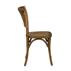 Vintage Party Rental Banquet Event Cafe Restaurant  Wooden Cane Weaved Back Rattan Back Wedding Dining Chair With Rattan Seat,Vintage Party Rental Banquet Event Cafe Restaurant  Wooden Cane Weaved Back Rattan Back Wedding Dining Chair With Rattan Seat,DAILY UP FURNITURE-The professional supplier of School Furniture, Office Furniture, Home Furnirure