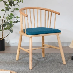 Wood+Green Linen Cushion