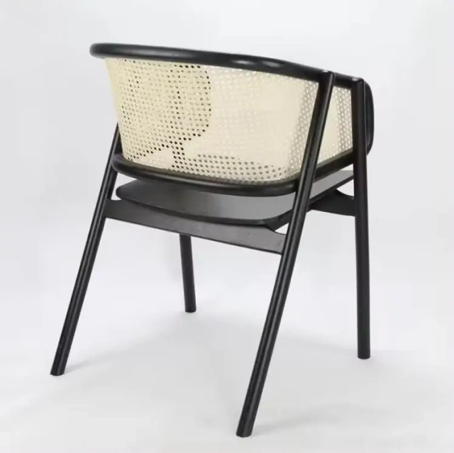 Nordic Black Wood Cane Rattan Back Dining Chair With Arms,Nordic Black Wood Cane Rattan Back Dining Chair With Arms,DAILY UP FURNITURE-The professional supplier of School Furniture, Office Furniture, Home Furnirure