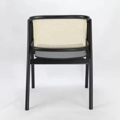 Nordic Black Wood Cane Rattan Back Dining Chair With Arms,Nordic Black Wood Cane Rattan Back Dining Chair With Arms,DAILY UP FURNITURE-The professional supplier of School Furniture, Office Furniture, Home Furnirure