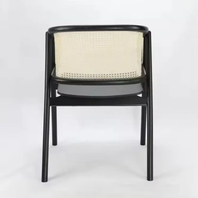 Nordic Black Wood Cane Rattan Back Dining Chair With Arms,Nordic Black Wood Cane Rattan Back Dining Chair With Arms,DAILY UP FURNITURE-The professional supplier of School Furniture, Office Furniture, Home Furnirure