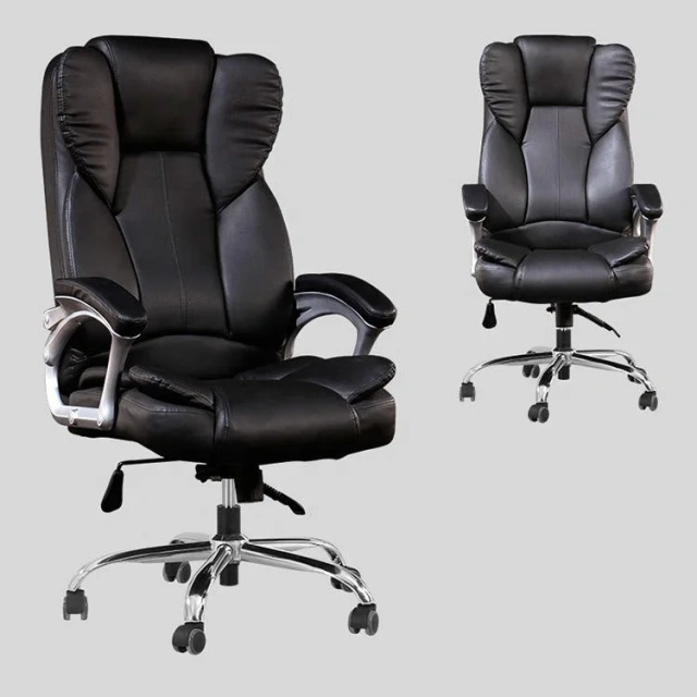 Modern High Back Executive Office Chair Chromed Armrest Leatherette High Back Ergonomic Dining Chair for Apartment Workshop Use,Modern High Back Executive Office Chair Chromed Armrest Leatherette High Back Ergonomic Dining Chair for Apartment Workshop Use,DAILY UP FURNITURE-The professional supplier of School Furniture, Office Furniture, Home Furnirure