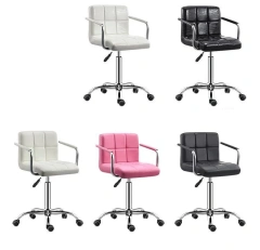 Ergonomic Swivel Home Office Chair Leather with Wheels Adjustable Height Visitor Chair Office Sillas De Oficina Executive Chair,Ergonomic Swivel Home Office Chair Leather with Wheels Adjustable Height Visitor Chair Office Sillas De Oficina Executive Chair,DAILY UP FURNITURE-The professional supplier of School Furniture, Office Furniture, Home Furnirure