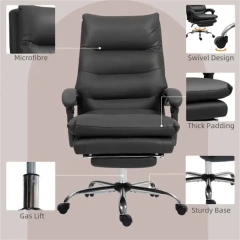 Soft Leather Ergonomic Office Chair for Manager with Footstool Massage Chair,Soft Leather Ergonomic Office Chair for Manager with Footstool Massage Chair,DAILY UP FURNITURE-The professional supplier of School Furniture, Office Furniture, Home Furnirure