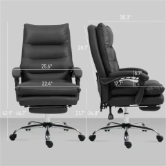 Soft Leather Ergonomic Office Chair for Manager with Footstool Massage Chair,Soft Leather Ergonomic Office Chair for Manager with Footstool Massage Chair,DAILY UP FURNITURE-The professional supplier of School Furniture, Office Furniture, Home Furnirure