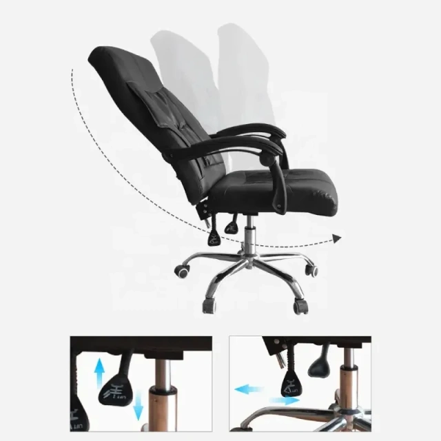 High Quality Manager Staff Office Chairs with Wheels Black Brown Office Leather Chair,High Quality Manager Staff Office Chairs with Wheels Black Brown Office Leather Chair,DAILY UP FURNITURE-The professional supplier of School Furniture, Office Furniture, Home Furnirure