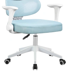 Apple-shaped Backrest with Waist Support Sky Blue Children's Learning Rotating Chair for Children,Apple-shaped Backrest with Waist Support Sky Blue Children's Learning Rotating Chair for Children,DAILY UP FURNITURE-The professional supplier of School Furniture, Office Furniture, Home Furnirure