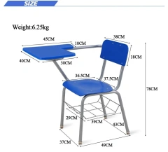 Metal Frame Portable Student Writing Chair School Furniture Customized Plastic Wooden Training Chair With Tablet,Metal Frame Portable Student Writing Chair School Furniture Customized Plastic Wooden Training Chair With Tablet,DAILY UP FURNITURE-The professional supplier of School Furniture, Office Furniture, Home Furnirure