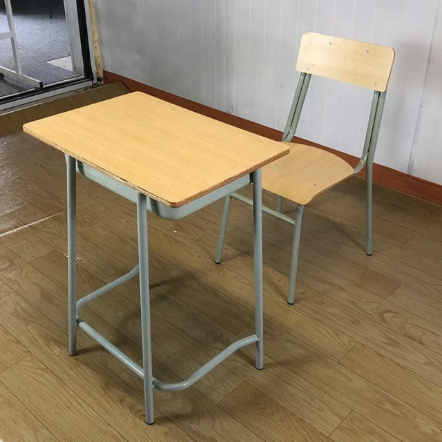 DAILY UP All-in-One Student Desk with Chair & Drawer | Space-Saving Single Classroom Desk Set for Schools | Single-Person Ergonomic Classroom Furniture,School Furniture Set Single Pupil School Desk and Chair Classroom Desk and Chair With Drawer,DAILY UP FURNITURE-The professional supplier of School Furniture, Office Furniture, Home Furnirure