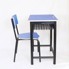 DAILY UP School Furniture Desk and Chair with full Steel Frame and Wooden Boards Kuwait Classical Design,DAILY UP School Furniture Desk and Chair Set Metal Frame School Table and Chair Set,DAILY UP FURNITURE-The professional supplier of School Furniture, Office Furniture, Home Furnirure