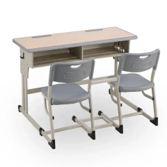 Double Seat Metal Frame School Table and Chair Classroom Furniture Adjustable Student Study Desk and Plastic Chair,Double Seat Metal Frame School Table and Chair Classroom Furniture Adjustable Student Study Desk and Plastic Chair,DAILY UP FURNITURE-The professional supplier of School Furniture, Office Furniture, Home Furnirure