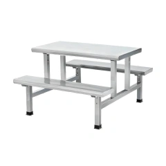 2025 Stainless Steel 4-Seater Dining Table and Chair Set Canteen Furniture for Hotels & Restaurants,2022 Stainless Steel 4-Seater Dining Table and Chair Set Canteen Furniture for Hotels & Restaurants,DAILY UP FURNITURE-The professional supplier of School Furniture, Office Furniture, Home Furnirure
