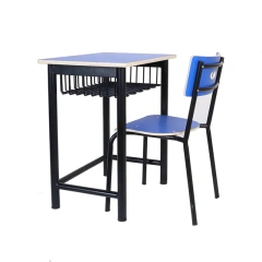 DAILY UP School Furniture Desk and Chair with full Steel Frame and Wooden Boards Kuwait Classical Design,DAILY UP School Furniture Desk and Chair Set Metal Frame School Table and Chair Set,DAILY UP FURNITURE-The professional supplier of School Furniture, Office Furniture, Home Furnirure