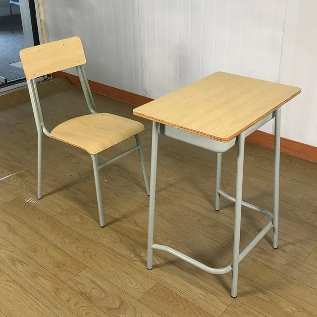 DAILY UP All-in-One Student Desk with Chair & Drawer | Space-Saving Single Classroom Desk Set for Schools | Single-Person Ergonomic Classroom Furniture,School Furniture Set Single Pupil School Desk and Chair Classroom Desk and Chair With Drawer,DAILY UP FURNITURE-The professional supplier of School Furniture, Office Furniture, Home Furnirure