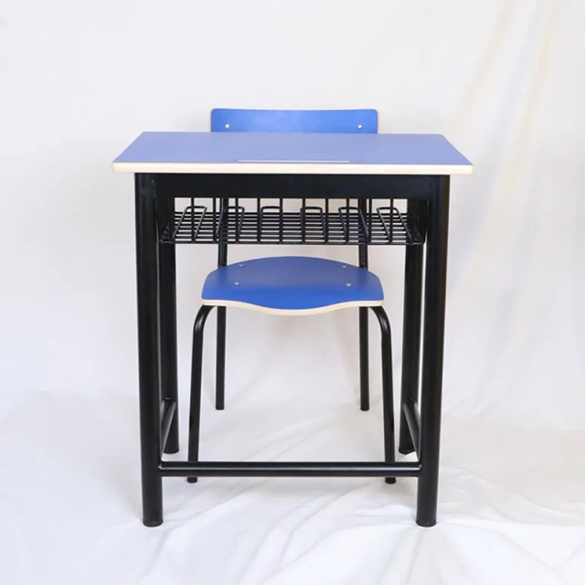 DAILY UP School Furniture Desk and Chair with full Steel Frame and Wooden Boards Kuwait Classical Design,DAILY UP School Furniture Desk and Chair Set Metal Frame School Table and Chair Set,DAILY UP FURNITURE-The professional supplier of School Furniture, Office Furniture, Home Furnirure