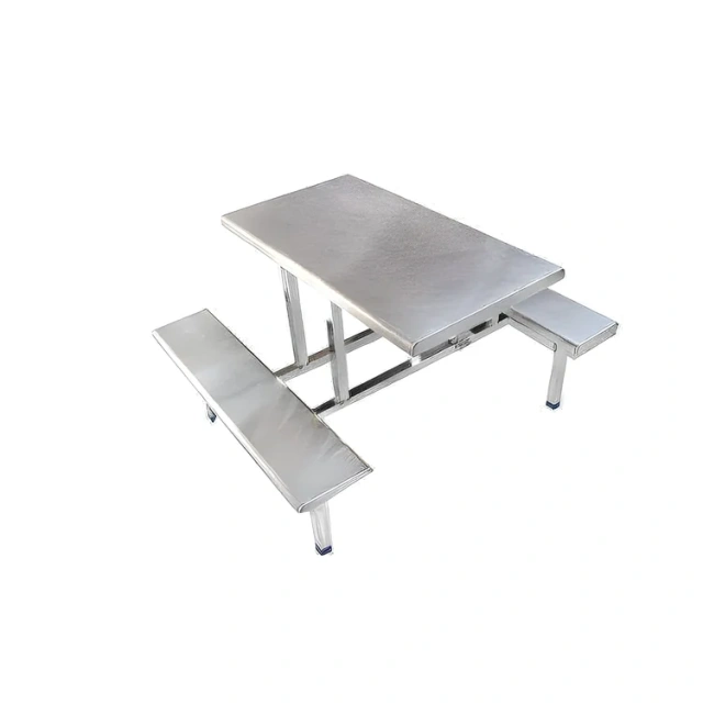 2025 Stainless Steel 4-Seater Dining Table and Chair Set Canteen Furniture for Hotels & Restaurants,2022 Stainless Steel 4-Seater Dining Table and Chair Set Canteen Furniture for Hotels & Restaurants,DAILY UP FURNITURE-The professional supplier of School Furniture, Office Furniture, Home Furnirure