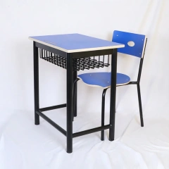 DAILY UP School Furniture Desk and Chair with full Steel Frame and Wooden Boards Kuwait Classical Design,DAILY UP School Furniture Desk and Chair Set Metal Frame School Table and Chair Set,DAILY UP FURNITURE-The professional supplier of School Furniture, Office Furniture, Home Furnirure