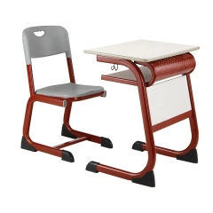 Wholesale Single Seater Student Desk Chair Set Red Wooden Table Used Metal for Dining Bedroom Apartment School Equipment,Wholesale Single Seater Student Desk Chair Set Red Wooden Table Used Metal for Dining Bedroom Apartment School Equipment,DAILY UP FURNITURE-The professional supplier of School Furniture, Office Furniture, Home Furnirure