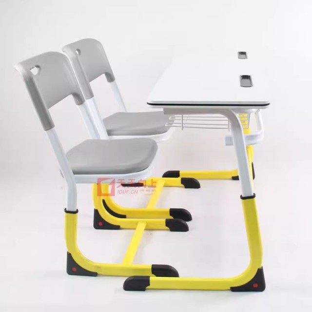 DAILY UP  Double School Desk and Chair Set | Height Adjustable Two-Person Student Table for Classroom, Library Wholesale,DAILY UP  school desk and chair double seat  height adjustable classes student desks and chairs for whole sell,DAILY UP FURNITURE-The professional supplier of School Furniture, Office Furniture, Home Furnirure