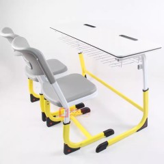 DAILY UP  Double School Desk and Chair Set | Height Adjustable Two-Person Student Table for Classroom, Library Wholesale,DAILY UP  school desk and chair double seat  height adjustable classes student desks and chairs for whole sell,DAILY UP FURNITURE-The professional supplier of School Furniture, Office Furniture, Home Furnirure