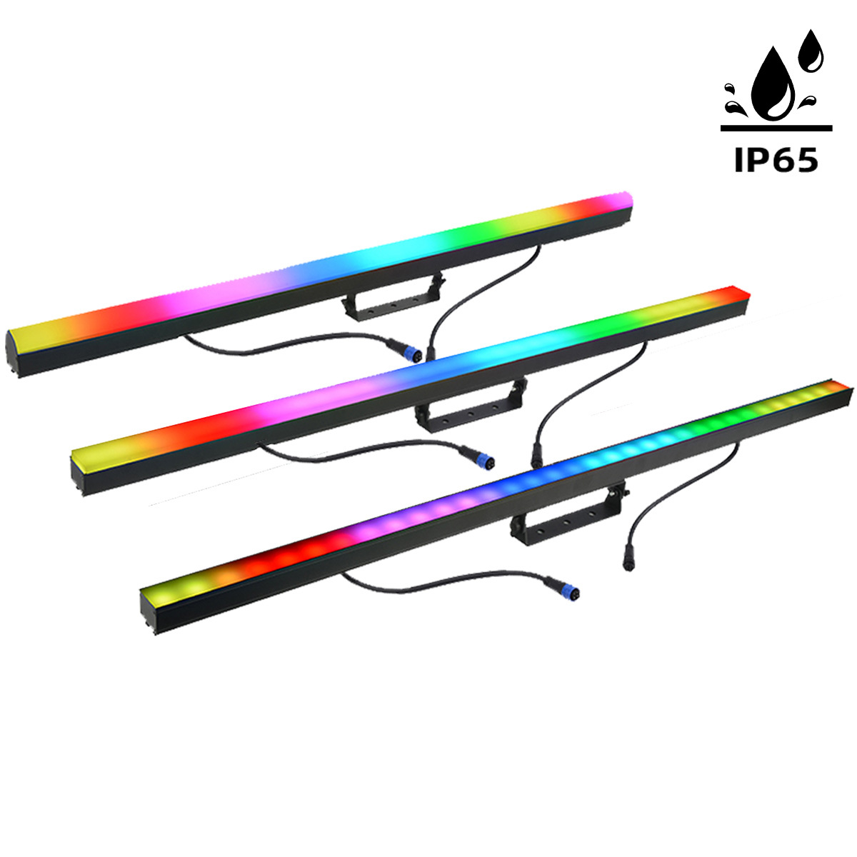 IP65 Waterproof Artnet DMX512 Control DJ Disco Party Strip Stage Effect Tube Light RGB 3IN1 LED Pixel Bar for Wedding KTV Club