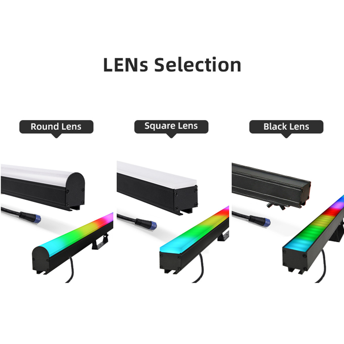IP65 Waterproof Artnet DMX512 Control DJ Disco Party Strip Stage Effect Tube Light RGB 3IN1 LED Pixel Bar for Wedding KTV Club