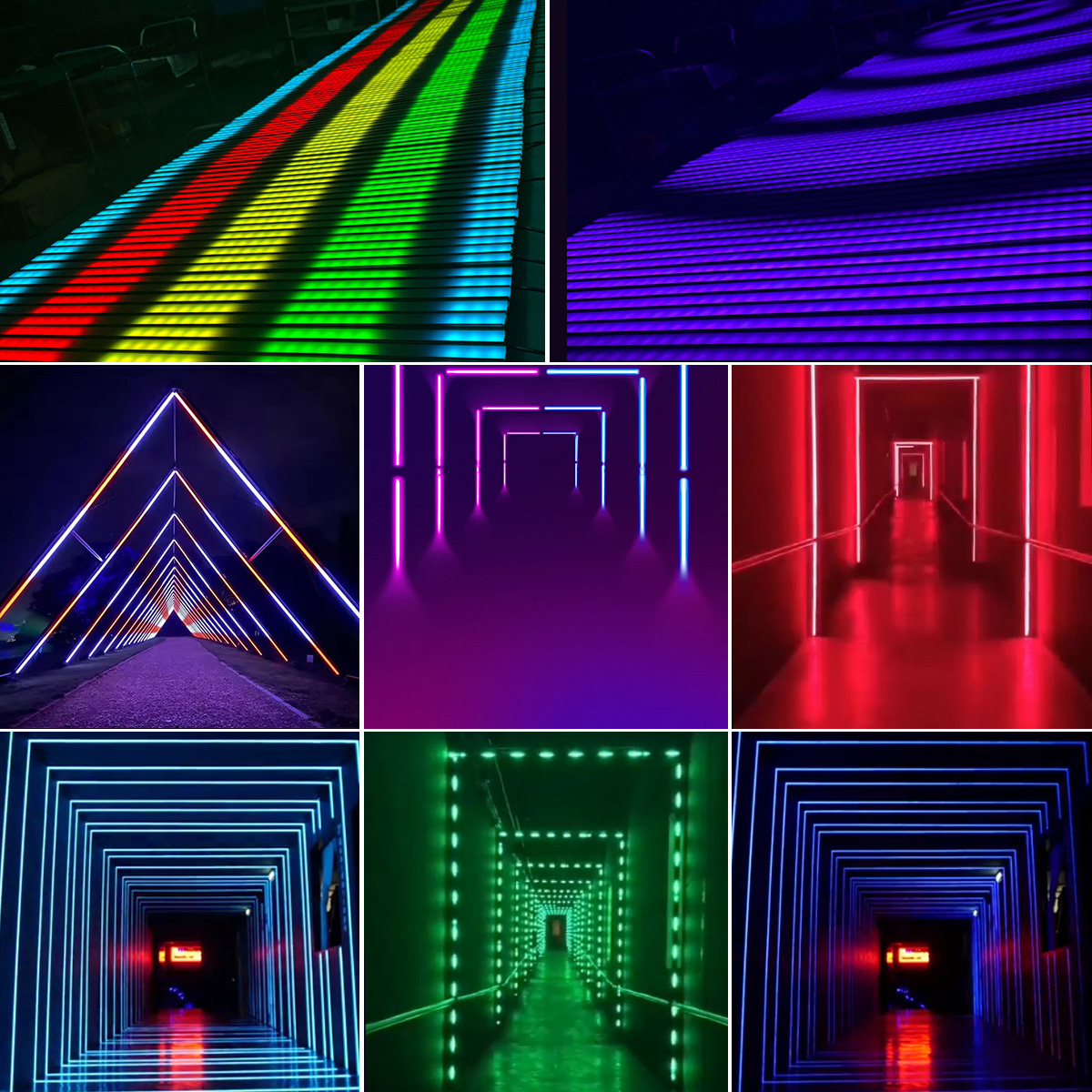 IP65 Waterproof Artnet DMX512 Control DJ Disco Party Strip Stage Effect Tube Light RGB 3IN1 LED Pixel Bar for Wedding KTV Club