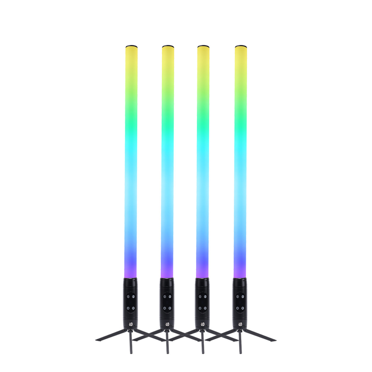 4*IP65 Waterproof 360 LED Pixel Tube Wireless Battery LED Tube DMX Wifi Control Stick Club Light for DJ Party KTV Theme Park