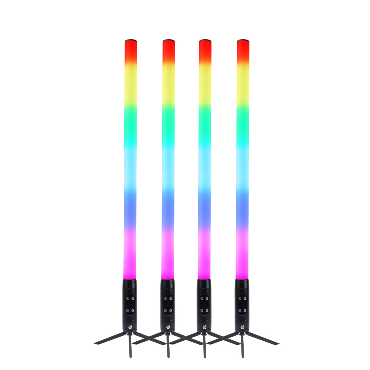 4*IP65 Waterproof 360 LED Pixel Tube Wireless Battery LED Tube DMX Wifi Control Stick Club Light for DJ Party KTV Theme Park