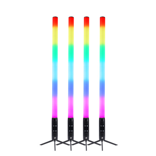 4*IP65 Waterproof 360 LED Pixel Tube Wireless Battery LED Tube DMX Wifi Control Stick Club Light for DJ Party KTV Theme Park