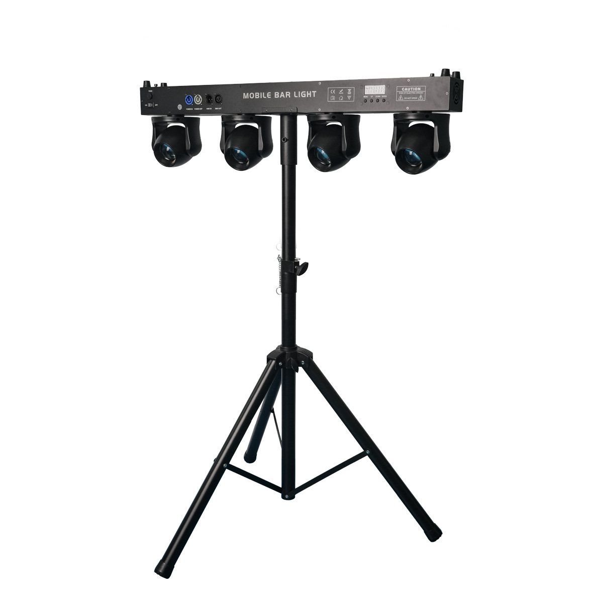 Professional Portable Dj Disco Light Gig Bar DMX512 4*40W RGBW 4in1 Led Stage Bar Moving head Beam Light With Stand