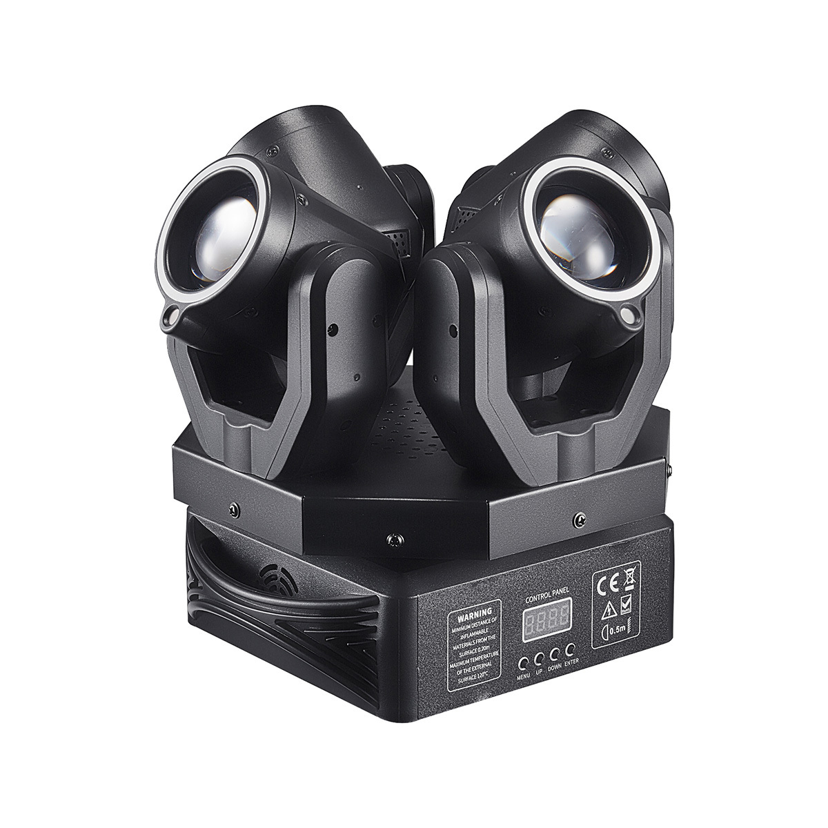 4-arms Warship Moving Head Light with Beam Laser rainbow Effect DMX Voice Control for Stage Disco Party Wedding DJ Lighting
