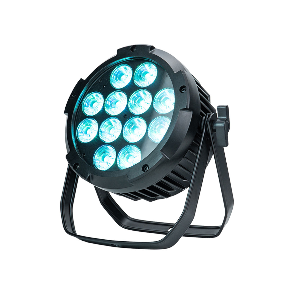 High Brightness Waterproof IP65 12X18W RGBWUV 6IN1 LED Full Color 2.4G Wireless Wifi Remote Battery Par Light for KTV Party DJ
