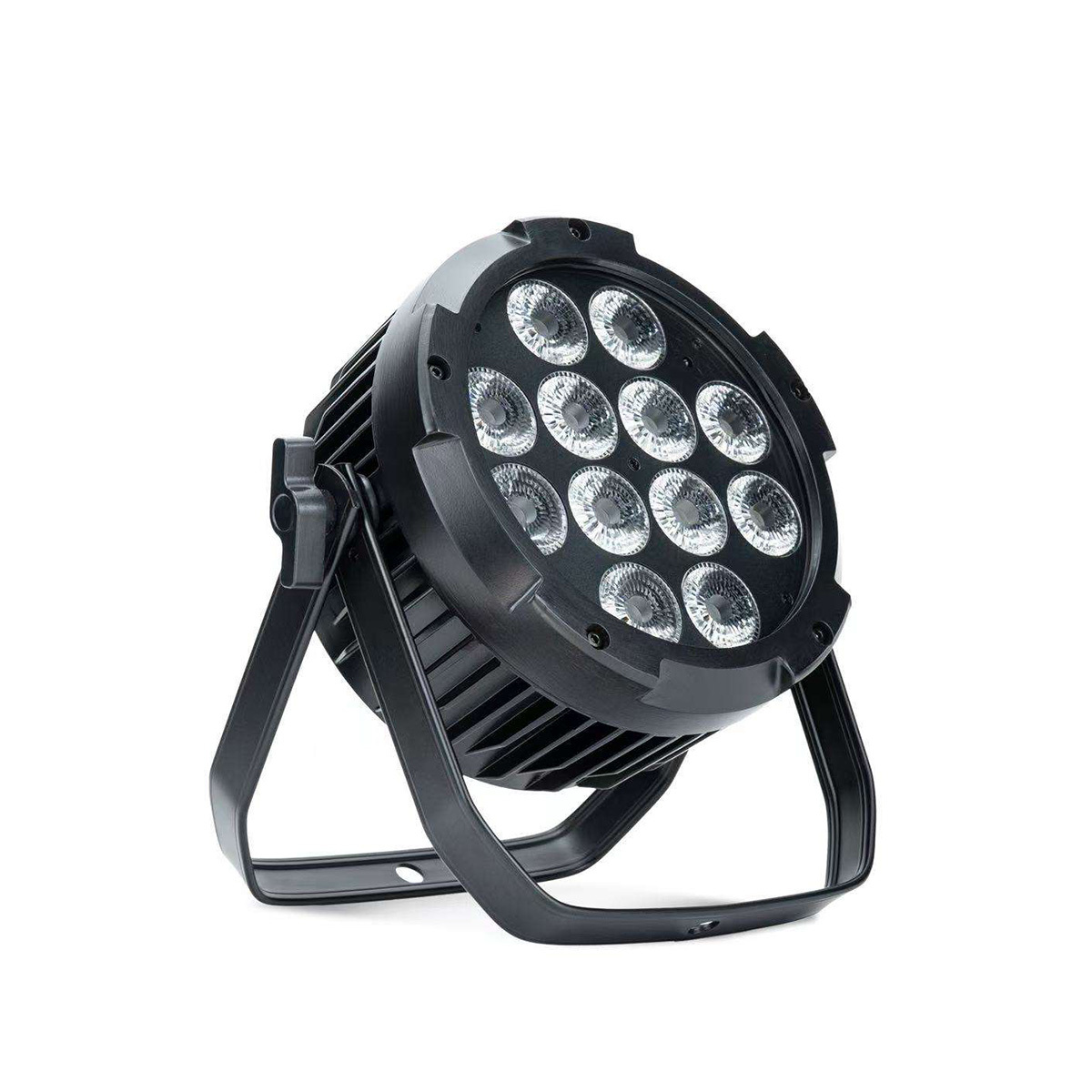 High Brightness Waterproof IP65 12X18W RGBWUV 6IN1 LED Full Color 2.4G Wireless Wifi Remote Battery Par Light for KTV Party DJ