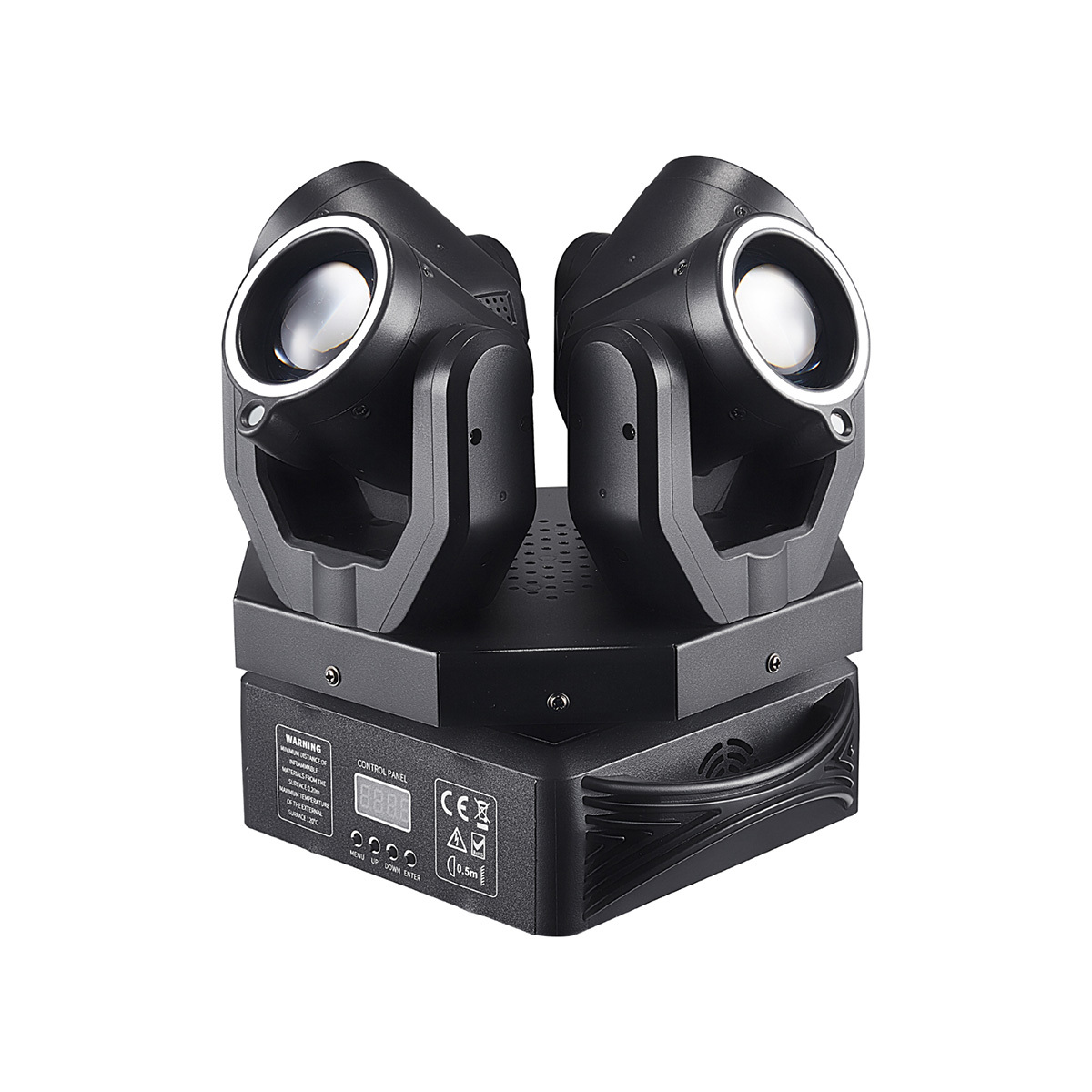 4-arms Warship Moving Head Light with Beam Laser rainbow Effect DMX Voice Control for Stage Disco Party Wedding DJ Lighting