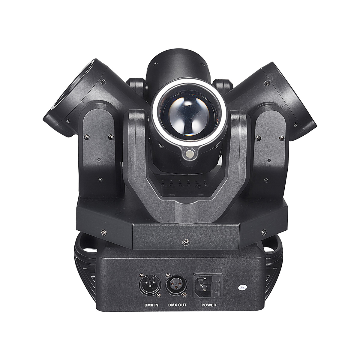 4-arms Warship Moving Head Light with Beam Laser rainbow Effect DMX Voice Control for Stage Disco Party Wedding DJ Lighting