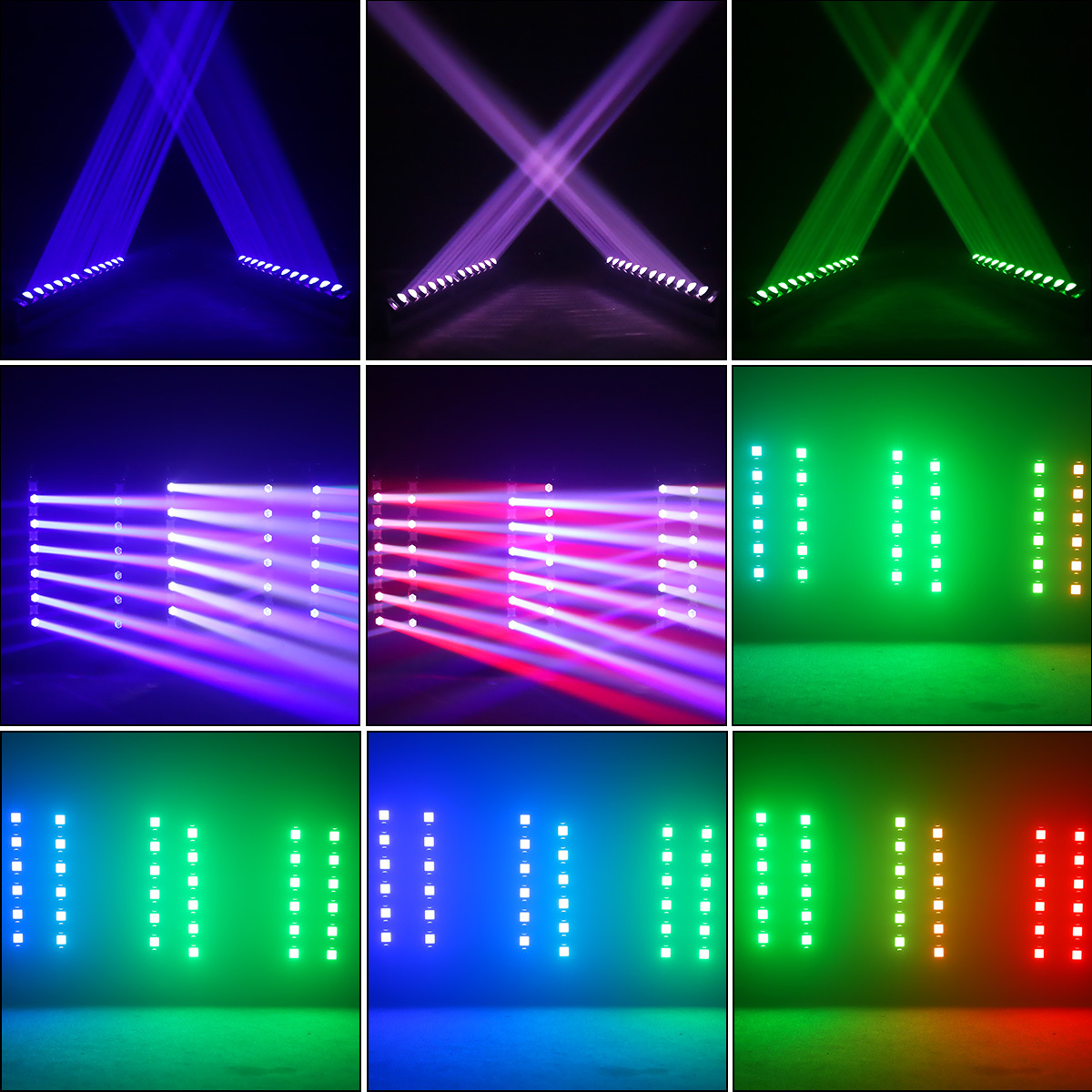 LED 100W RGBW  Beam Moving Head4In1 Scan Light Stage Effect Lamp DMX512 Dj Mobile Lights for Bar Party KTV Home Wedding