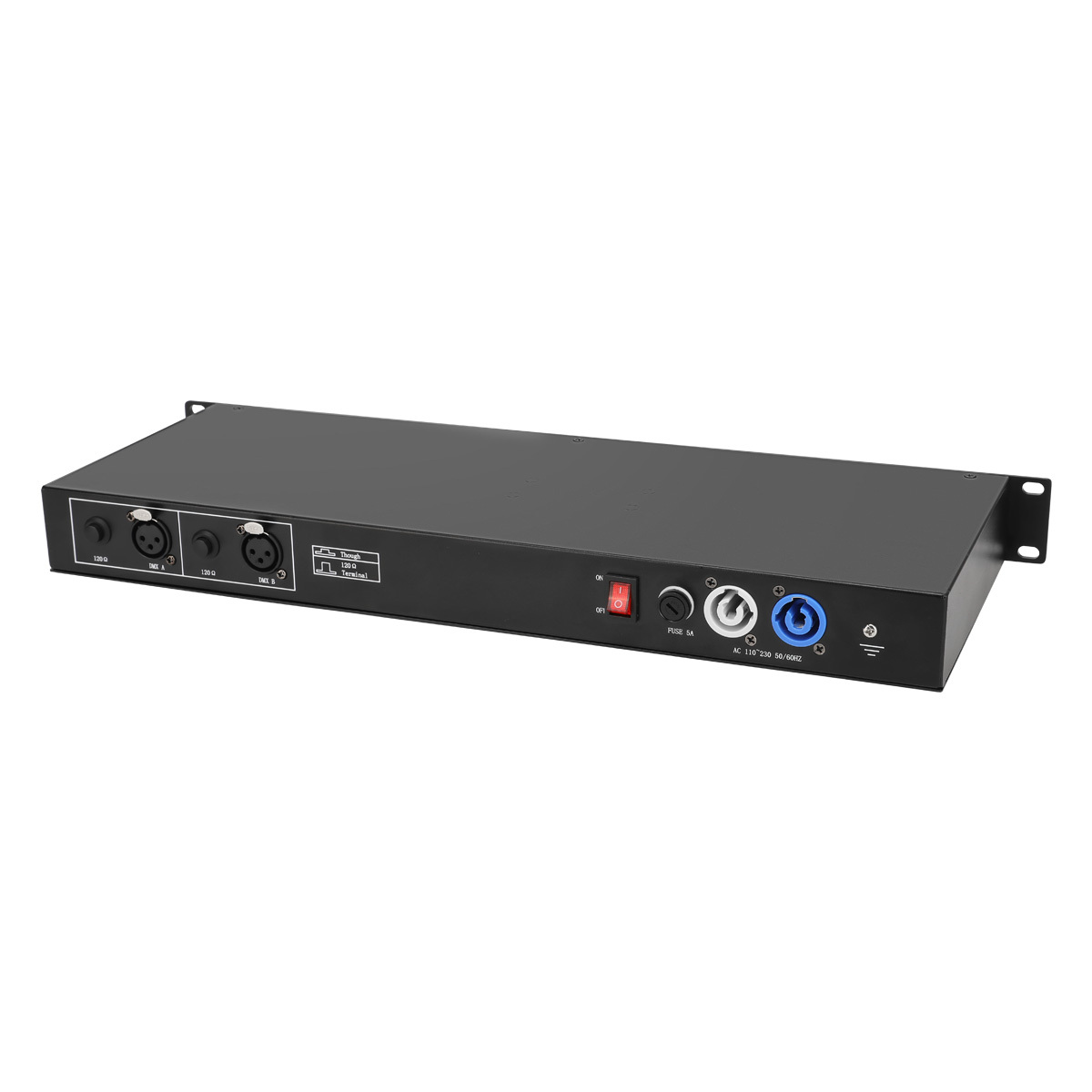 DMX Splitter Signal Amplifier 8 Port DMX Splitter Stage Machine Dmx Splitter Extender for Wedding/DJ/party/disco Controller