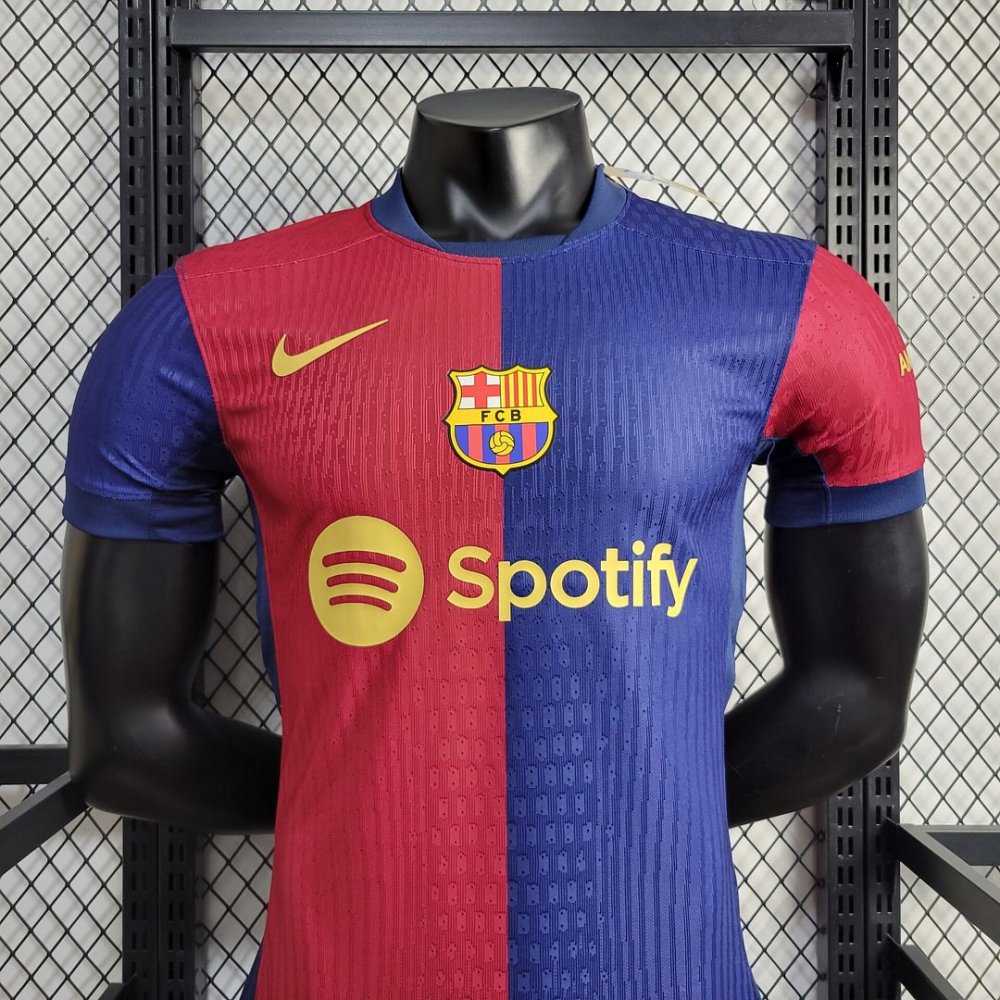 2024/2025 Player Version Barcelona Home Football Shirt 1:1 Thai Quality