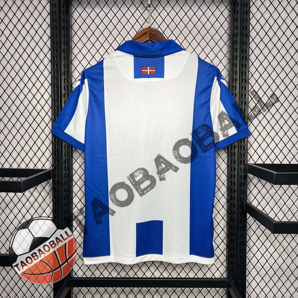 1:1 copy top quality 2024/2025 Real Sociedad Home Football Shirt