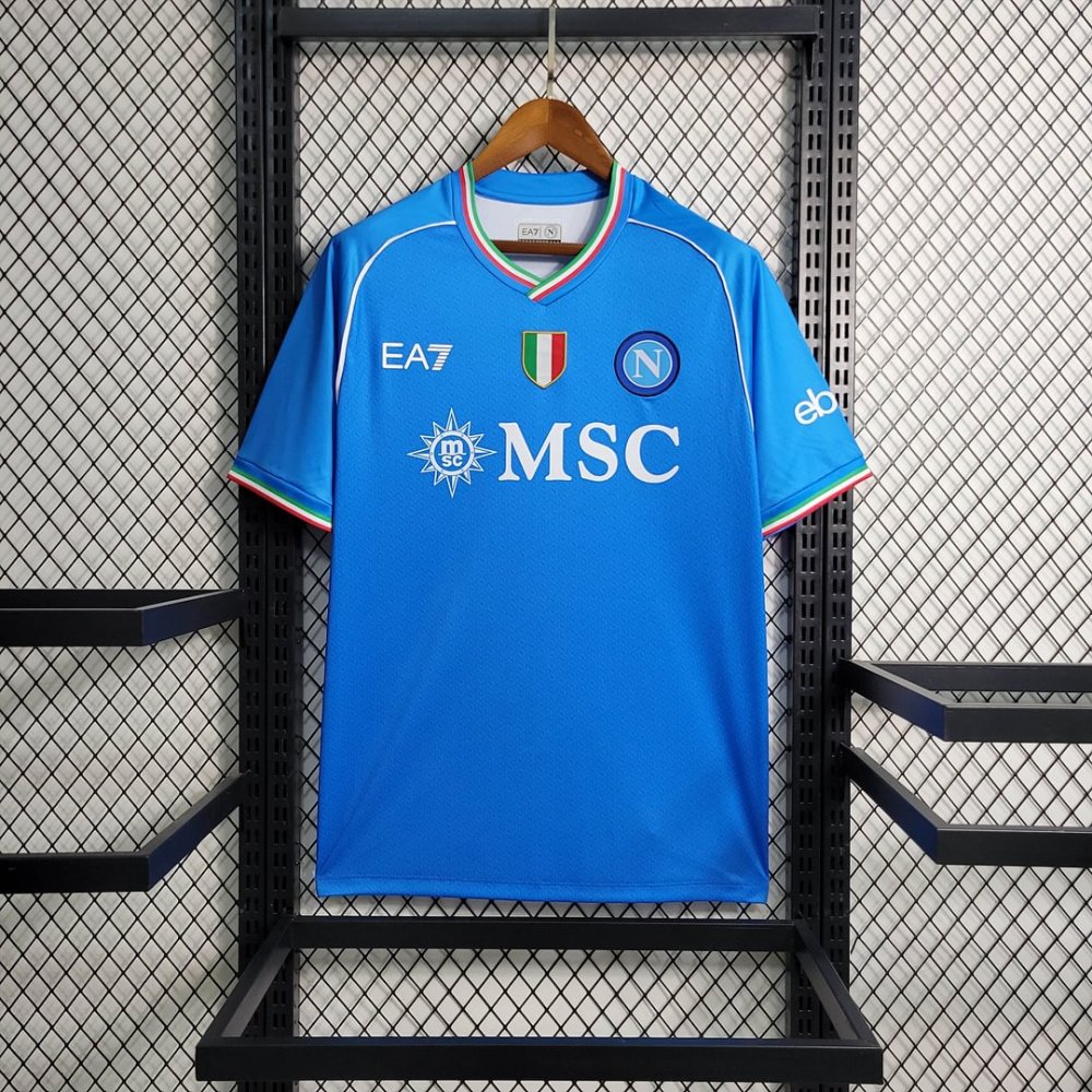 1:1 copy top quality 2024/2025 Napoli Home Football Shirt
