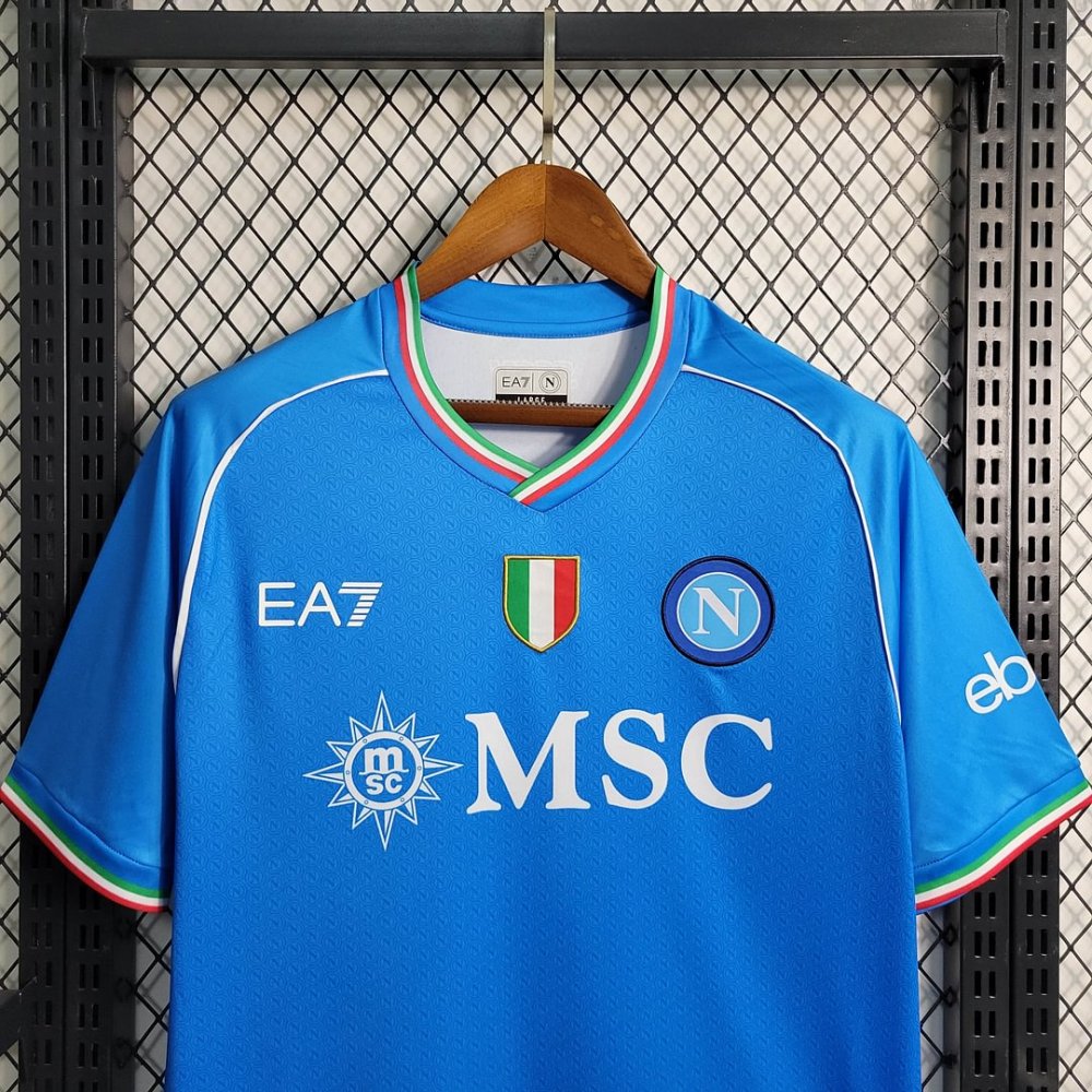 1:1 copy top quality 2024/2025 Napoli Home Football Shirt