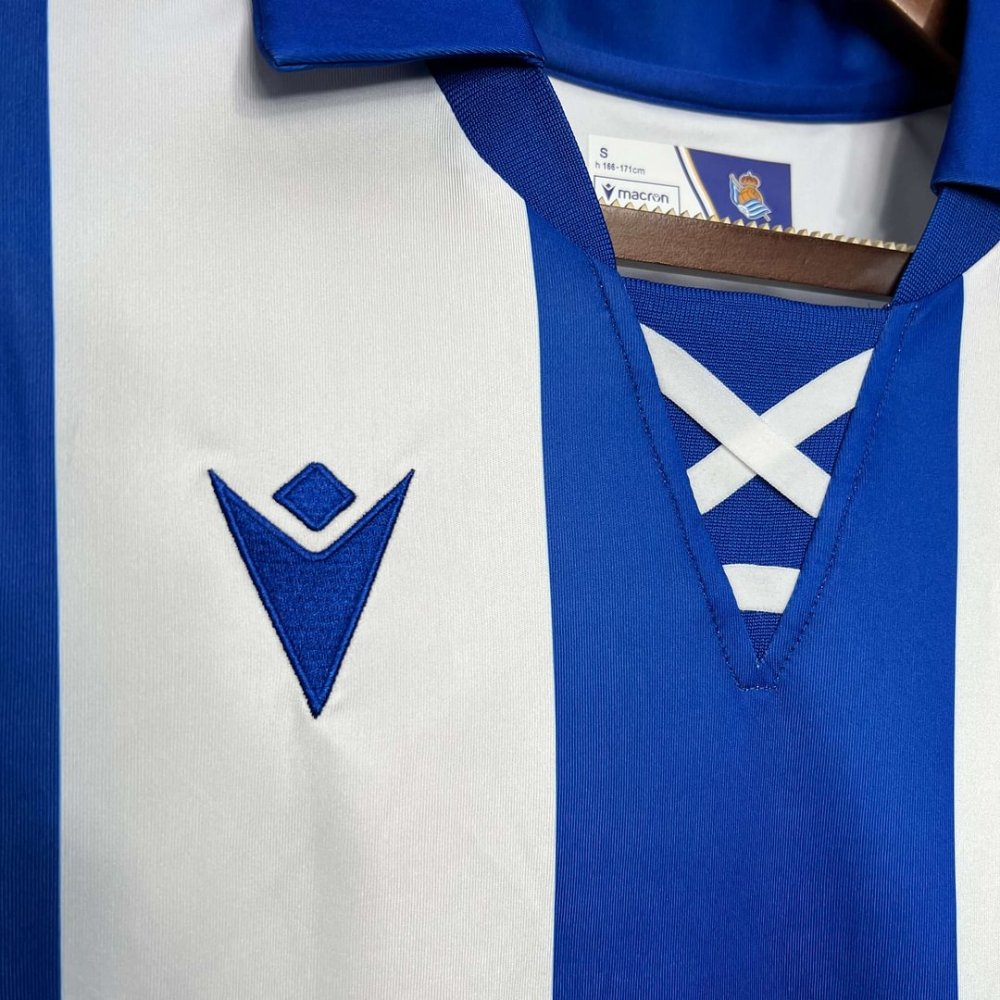 1:1 copy top quality 2024/2025 Real Sociedad Home Football Shirt